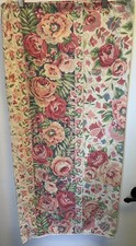 Vintage Collier Campbell Pair of King Pillowcases Mazurka Rose 1991 Cottage Core