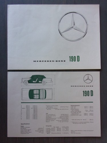 Mercedes benz 190d fintail - mercedes,