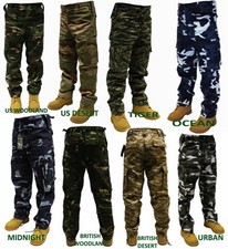 Adults Camo Army Cargo Combat