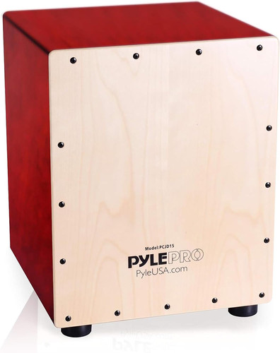 Pyle full size cajon drum - size,