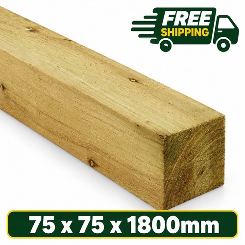 75x75x1800mm incised timber - incised,
