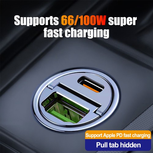 100w usb car phone charger - car,