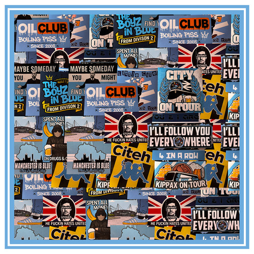Manchester city stickers - city,