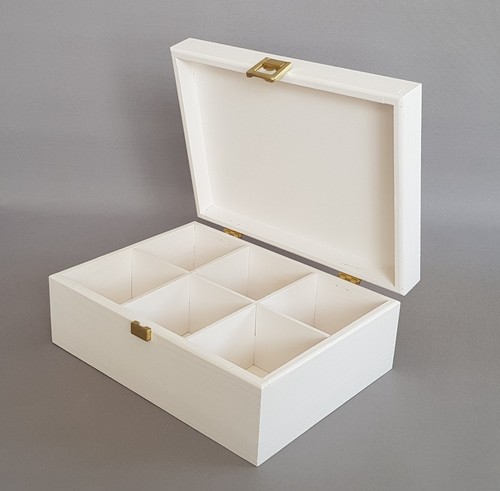 Pine wood organiser box - pine,