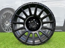 4X R18 Inch 6x114.3 Off-Road Style Black Matt Wheels: Fits For 4X4