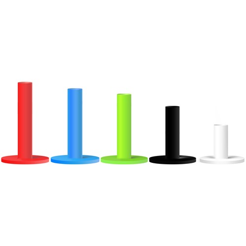 Golf rubber tee - golf, range