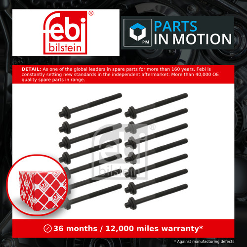Cylinder head bolts fits bmw - cylinder,