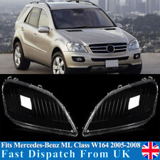 Pair For 2006-2008 Mercedes-Benz W164 ML-Class ML350 ML280 Headlight Lens Covers