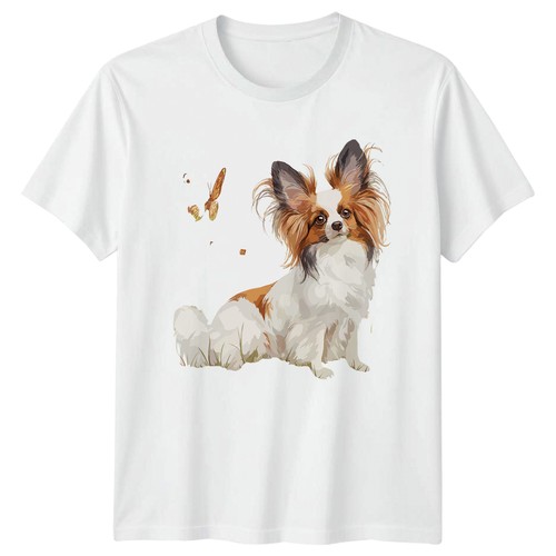 Papillon dog shirt pet - dog,