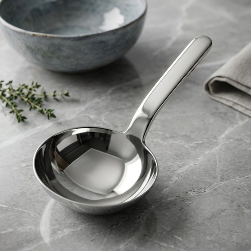 Stainless steel soup spoon - stainless,