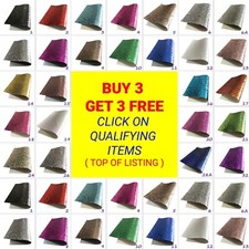 Chunky Sparkling Glitter PU leather Fabric A4 Sheets Hair Bows Craft Code #021