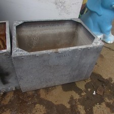 vintage galvanized  water tank