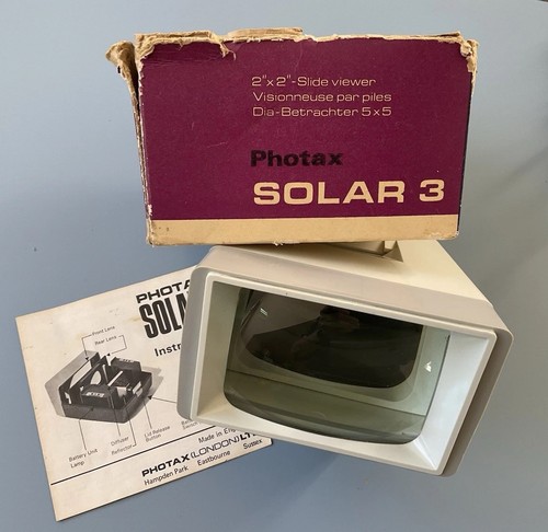 Photax solar slide viewer - photax,