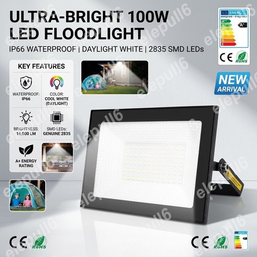 100w led floodlight - floodlight, security