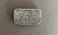 VINTAGE PEWTER SNUFF BOX