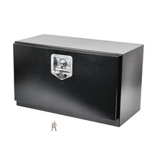 Black Steel 24"X12"X14" Underbody Truck Tool Box Trailer Pickup Storage Toolbox