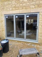 Sliding folding aluminium doors not upvc!