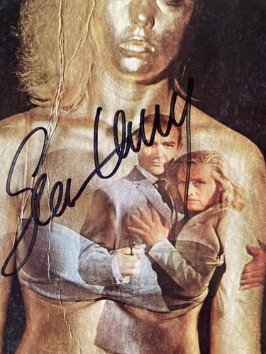 Sean connery signed - signed, gold