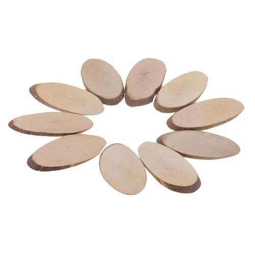 10x oval wood slice tree - slice,