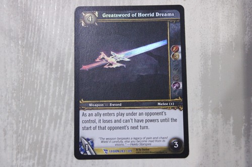 World warcraft tcg - of,