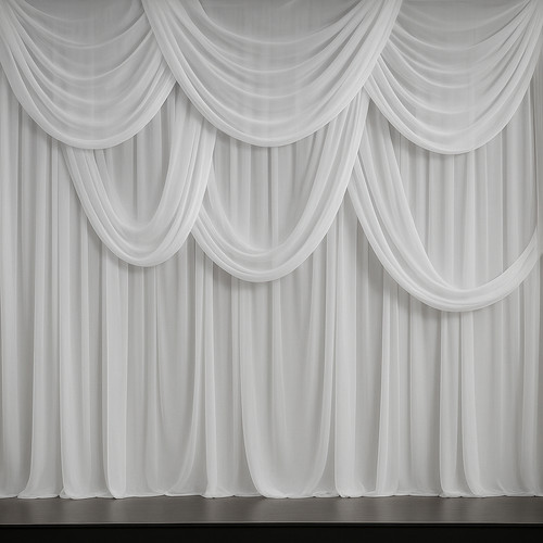 Luxury white voile - luxury, fabric