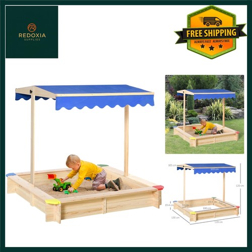 Kids wooden sand pit - kids,