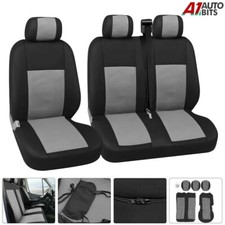 Quality Grey Fabric Seat Covers Single Double For Mercedes Sprinter Vito Viano