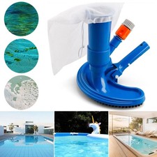 Pool Vacuum Cleaner Hot Tub SPA Pond Hoover Vacuum Brush Head Underwater Cleaner