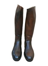 Aigle Coupe Saumur L Wellies Riding Boots Brown Size 45, New