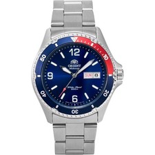 Orient Mako II Pepsi Automatic Blue Dial Steel Bracelet Men's Watch FAA02009D9
