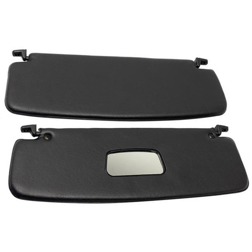 Black sunvisor pair fits - pair,