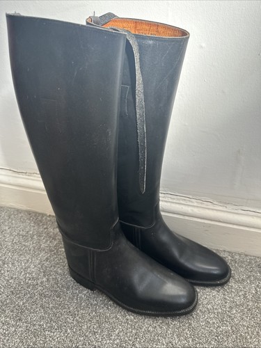 Vintage black riding - vintage, boots