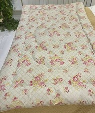 Vintage Silk Feather Quilted Eiderdown Blanket