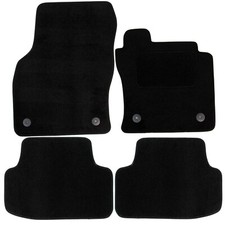 For Seat Leon Mk4 2020 onwards Tailored Carpet Car Mats Black 4pc Floor Set