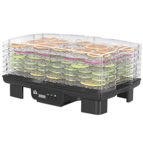 Homcom tray food dehydrator - homcom, 6