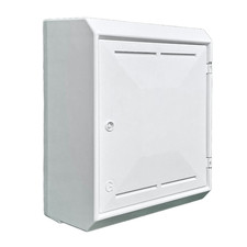 MK2 Surface Mounted Gas Meter Box White (502Mm X 408Mm X 225Mm) Wall Mounted