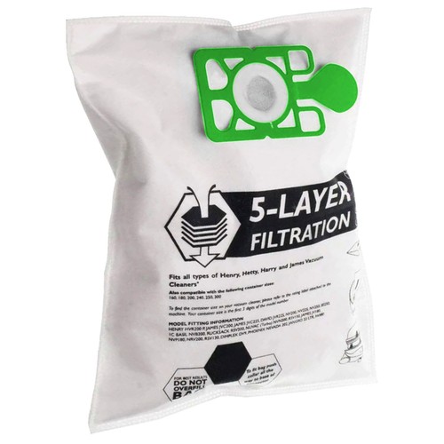 Bags for numatic henry vacuum - numatic,