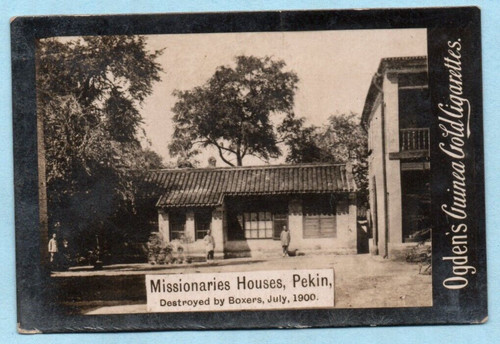 Cigarette card peking beijing - card,