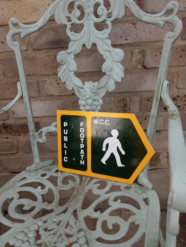 Genuine retired road sign - ,