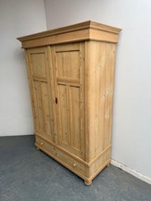 A Stunning Antique / Old Pine 2 Door Knockdown Wardrobe to Wax/Paint