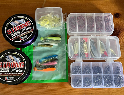 Fishing tackle selection - tackle,