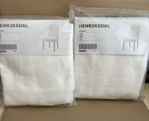 Ikea henriksdal white chair - ikea,