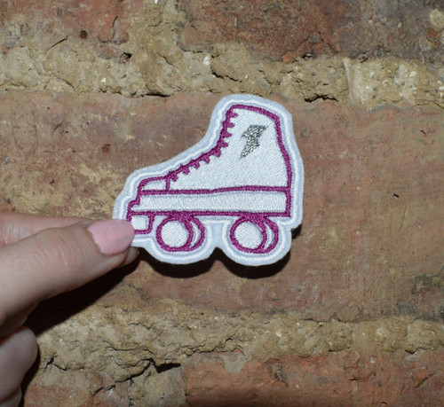 Roller skate embroidered iron - roller,