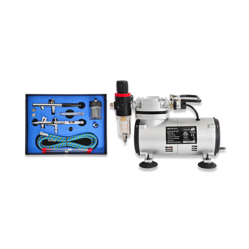 Airbrush compressor kit - compressor, with