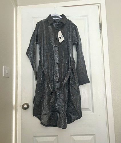 Zara grey floral - grey, jacquard
