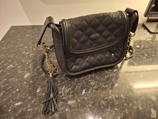 Oriano Black Quilted Leather