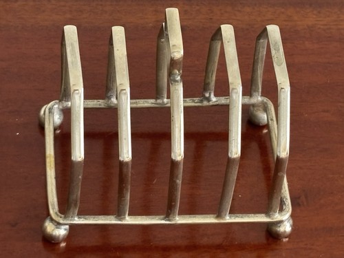 Vintage silver plated toast - vintage,