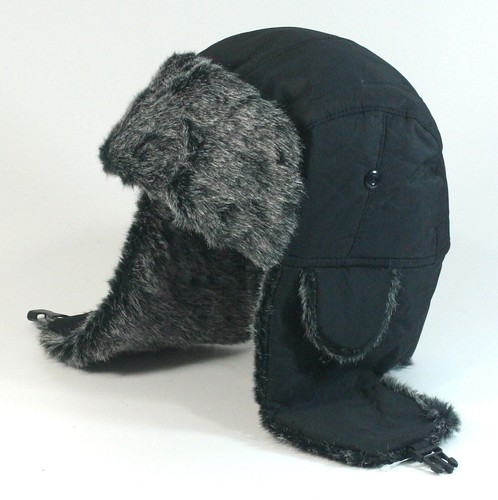 Trapper hat fur - fur, russian