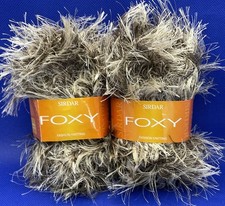 2 x Sirdar Foxy Eyelash Yarn