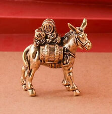 Brass Donkey Figurine Small